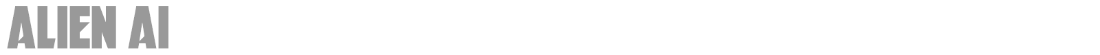 Alien AI font preview